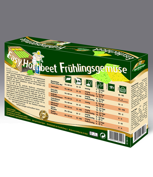 Easy Hochbeet Frühlingsgemüse