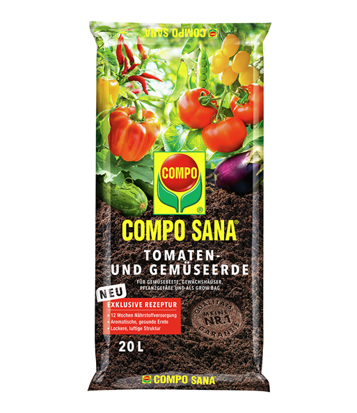 Snack-Tomate 'Romello' F1 & COMPO® SANA® Tomaten- und Gemüseerde