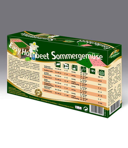 Easy Hochbeet Sommergemüse