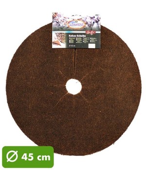 Kokos-Abdeckscheibe 45 cm dunkelbraun