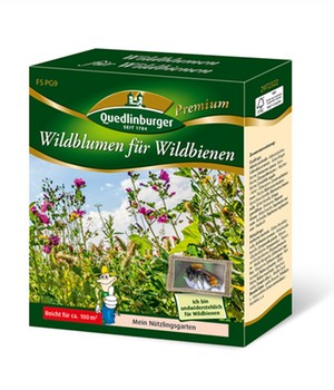 Wildblumen für Wildbienen für ca. 100m²