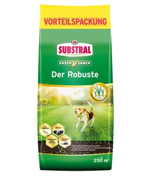 SUBSTRAL® Rasensamen 'Der Robuste' für bis zu 250 qm