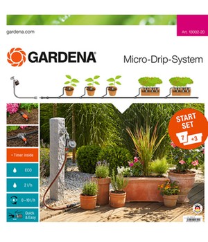 GARDENA® Micro-Drip-System Start-Set Pflanztöpfe M automatic