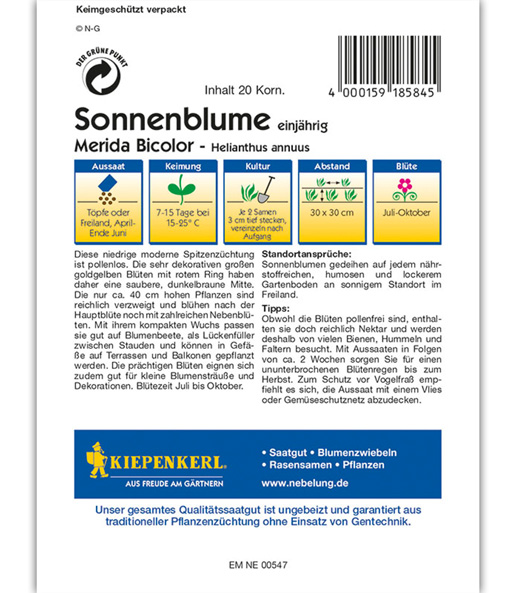 Sonnenblume 'Merida Bicolor'