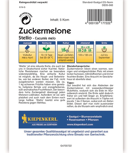 Zuckermelone 'Stellio' F1