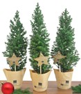 Mini-Weihnachtsbaum 3er-Set 
