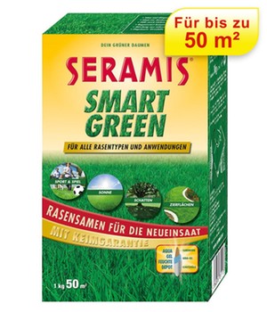 SERAMIS® Smart Green Rasensamen zur Neueinsaat