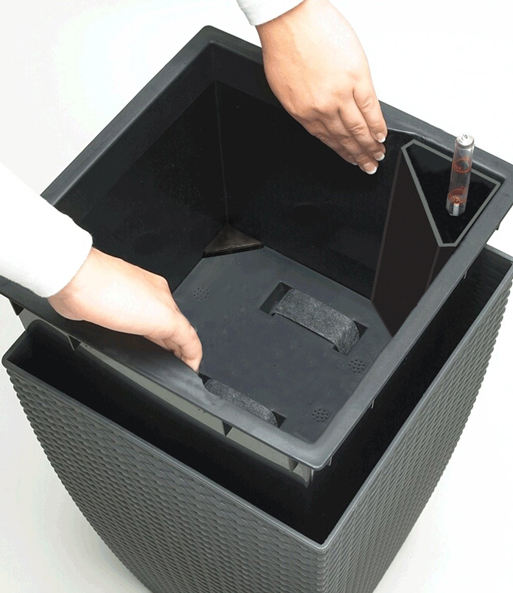 EMSA® CASA MESH Säule  58 cm hoch 'mocca'