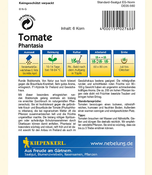 Tomaten 'Phantasia' F1