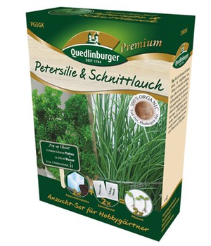 Anzuchtset 'Petersilie & Schnittlauch'