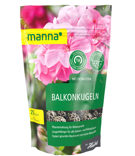 25 Langzeit-Dünger Kugeln für Balkon & Terrasse