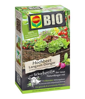 COMPO® BIO Hochbeet Langzeit-Dünger mit Schafwolle