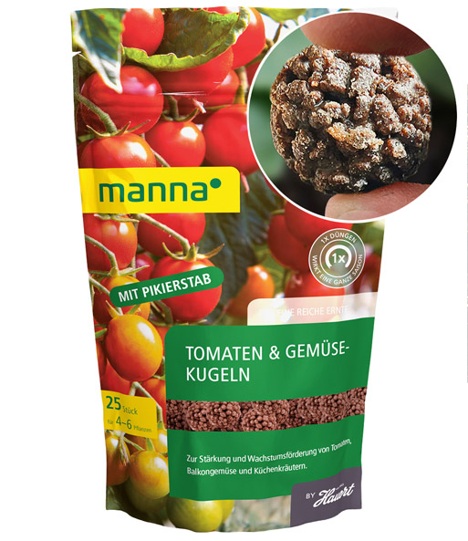 25 Langzeit-Dünger Kugeln für Tomaten & Gemüse