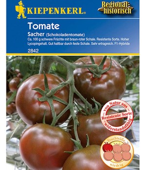 Schokoladen-Tomate 'Sacher' F1