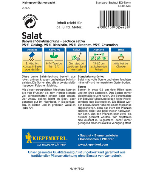Salat 'Babyleaf-Mischung'