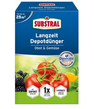 SUBSTRAL® Langzeit Depotdünger Obst & Gemüse