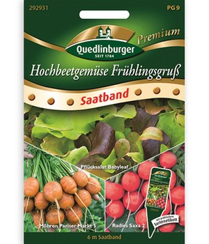 Hochbeetgemüse-Frühlingsgruß