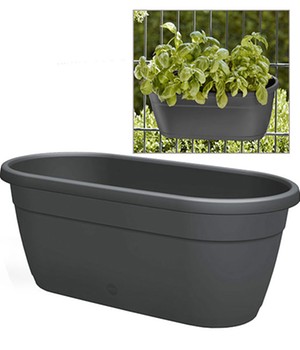 EMSA® 'My City Garden' Blumenkasten, granit 40 cm