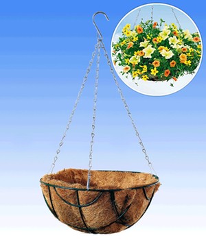 Hängekorb mit Kokoseinsatz 'Ole' ø 25 cm