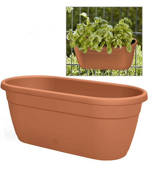 EMSA® My City Garden Blumenkasten terrakotta 40 cm