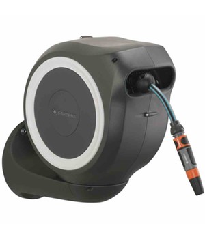 GARDENA® Wand-Schlauchbox RollUp S 15 m weiß